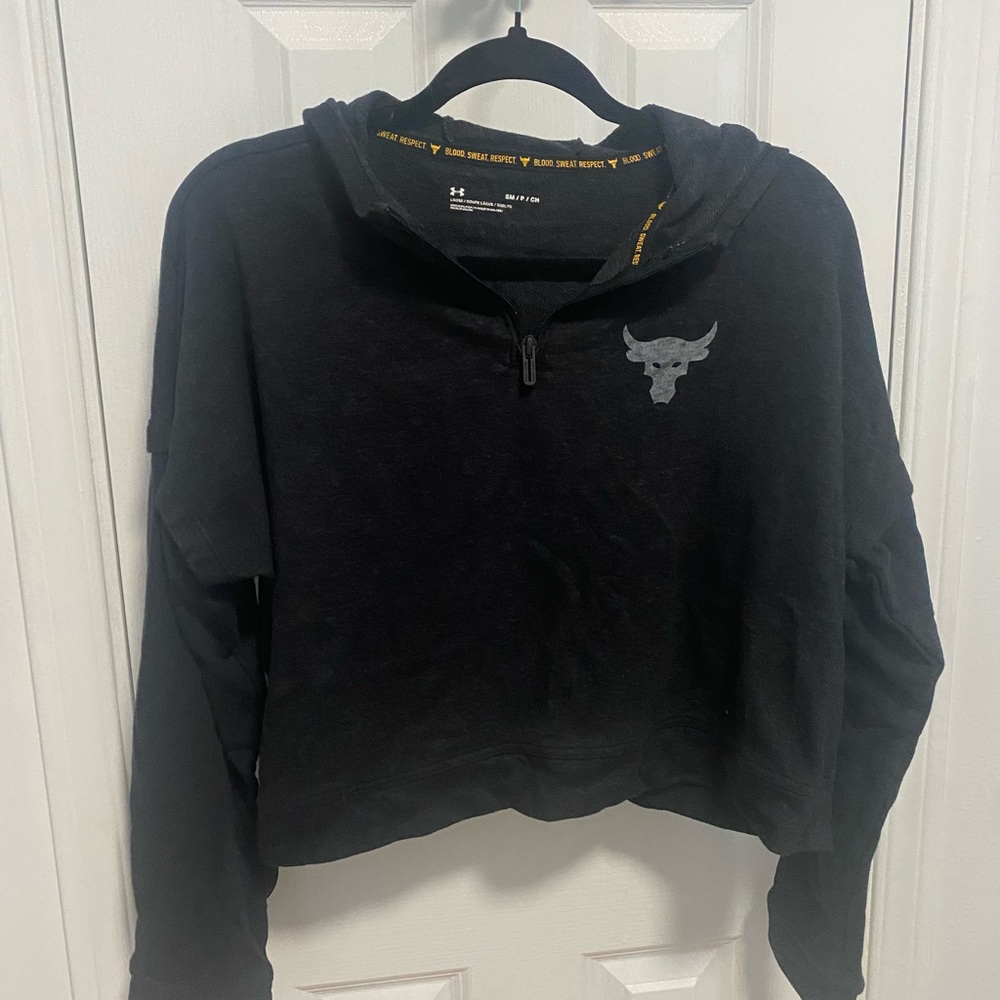 Womens Under Armour Hoodie with Bull Logo